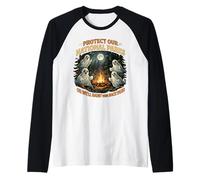 Protect Our National Parks or We'll Haunt Your Backyard Raglan Baseball Tee