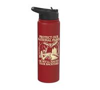 Protect Our National Parks or We'll Haunt Your Backyard Stainless Steel Insulated Water Bottle