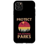 Protect Our National Parks Retro Sunset Nature Conservation Case for iPhone 11 Pro Max
