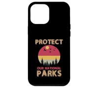 Protect Our National Parks Retro Sunset Nature Conservation Case for iPhone 12 Pro Max