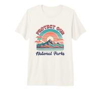 Protect Our National Parks - US Resist Mountains Sun Nature Premium T-Shirt