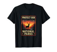 Protect Our National Parks - Vintage Hiking Adventure T-Shirt