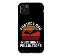Protect Our Nocturnal Pollinators Bat Retro Halloween Bats Case for iPhone 11 Pro Max