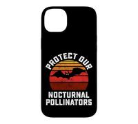 Protect Our Nocturnal Pollinators Bat Retro Halloween Bats Case for iPhone 14 Plus