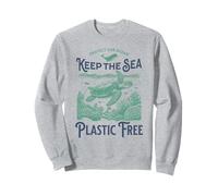 “Protect Our Ocean Keep the Sea Plastic Free” Earth Day Sweatshirt