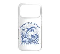 Protect Our Oceans Save the Dolphins' Conservation Case for iPhone 17 Pro