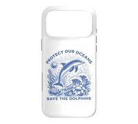 Protect Our Oceans Save the Dolphins' Conservation Case for iPhone 17 Pro Max