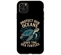 "Protect Our Oceans Save The Sea Turtles" Marine Life Animal Case for iPhone 11 Pro Max