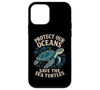 "Protect Our Oceans Save The Sea Turtles" Marine Life Animal Case for iPhone 12 mini