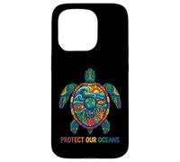 Protect Our Oceans Turtle Ocean Conservation Case for iPhone 15 Pro