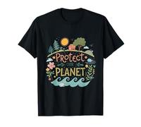 Protect Our Planet Human Rights Protest Quote Art T-Shirt