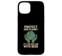 Protect Our Planet It's the Only One With Beer Save Earth Case for iPhone 15 Plus