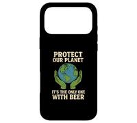 Protect Our Planet It's the Only One With Beer Save Earth Case for iPhone 17 Pro Max