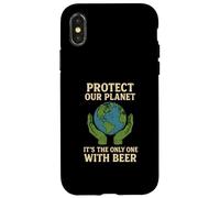 Protect Our Planet It's the Only One With Beer Save Earth Case for iPhone X/XS