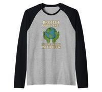 Protect Our Planet It's The Only One with Beer Save Earth Raglan Baseball Tee