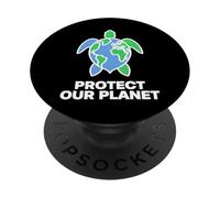 Protect Our Planet Turtle Earth PopSockets Adhesive PopGrip