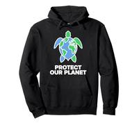 Protect Our Planet Turtle Earth Pullover Hoodie
