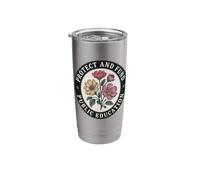 Protect Public Education and Defend All Great Teachers Stainless Steel Insulated Tumbler