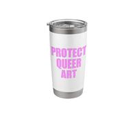 Protect Queer Art Stainless Steel Insulated Tumbler