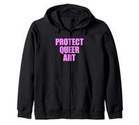 Protect Queer Art Zip Hoodie