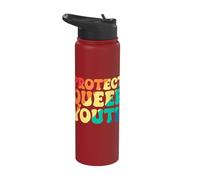 Protect Queer Youth Stainless Steel Insulated Water Bottle