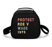 Protect Roe V. Wade 1973 Pro Choice Women Abortion Rights Cute Lunch Bags for Women Men Lightweight Insulated Lunch Bag for Work Picnic Travel