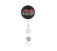 Protect Roe V Wade 1973 Retractable Badge Holder Reel Clip Id Card Holder forNurse Student Office Worker