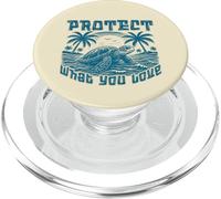 Protect Sea Turtles Our Oceans Marine Life Save The Ocean PopSockets PopGrip for MagSafe