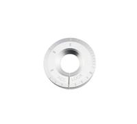 Protect Sticker Aluminum Alloy Car Switch Ignition Key Ring Decoration Trim Sticker for A1 A3 A4 A5 A6 A7 A8 Q3 Q5 Q7 Car Interior(Silver)