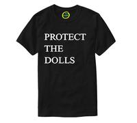 Protect The Dolls LGBTQ Proud Trans Women Solidarity Men's T-Shirt Tee Tops Black