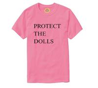 Protect The Dolls LGBTQ Proud Trans Women Solidarity Men's T-Shirt Tee Tops Pink