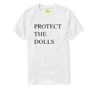 Protect The Dolls LGBTQ Proud Trans Women Solidarity Men's T-Shirt Tee Tops White