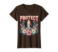 Protect The Dolls Trans Women Transgender Visibility T-Shirt, Women, Brown, X-Large