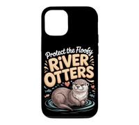 Protect the Floofy River Otters Otter Case for iPhone 12/12 Pro