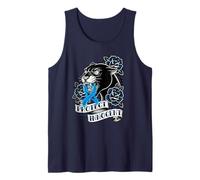Protect The Innocent Panther Tattoo Blue Ribbon Advocacy Tank Top