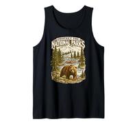 Protect The National Parks Retro Nature Lover Mountain 90s Tank Top