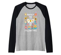 Protect The Pollinators Gardener Advocate ----- Raglan Baseball Tee