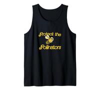 Protect the Pollinators Illustration Monarch Butterfly Tank Top