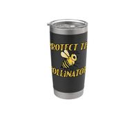 Protect the Pollinators Illustration Stainless Steel Insulated Tumbler