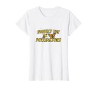 Protect the Pollinators Illustration Value Graphic T-Shirt, Women, White, L