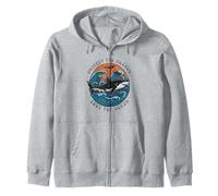 Protect The Shark Save The Ocean Activist Earth Day Planet Zip Hoodie