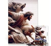 Protect The Sheep Jigsaws 1000 Pieces for Adults Brain Challenge Toy Peaceful Time Clear Cut Art Collectible (38x52cm)