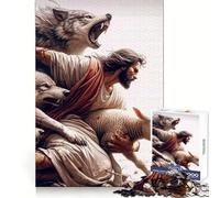 Protect The Sheep Teenagers 1000 Piece Jigsaw Puzzle Think Smart Toy Bonding Time Smooth Cut Santa Wish List (38x26cm)