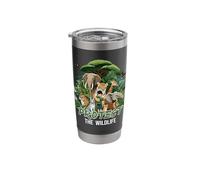 Protect The Wildlife Save Animals Environmental Awareness Stainless Steel Insulated Tumbler