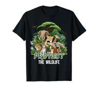 Protect The Wildlife Save Animals Environmental Awareness T-Shirt