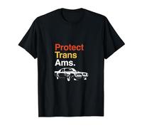 Protect Trans AMS - Funny Trans Am Tee Design for Men T-Shirt, Men, Black, 3X-Large