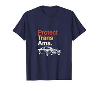 Protect Trans AMS - Funny Trans Am Tee Design for Men T-Shirt, Men, Navy Blue, 6X-Large