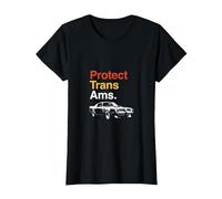 Protect Trans AMS - Funny Trans Am Tee Design for Men T-Shirt, Women, Black, Medium