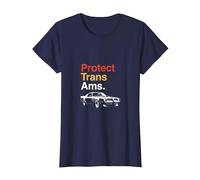 Protect Trans AMS - Funny Trans Am Tee Design for Men T-Shirt, Women, Navy Blue, Large