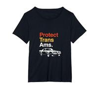 Protect Trans AMS - Funny Trans Am Tee Design for Men T-Shirt, Women's Plus, Black, 2X